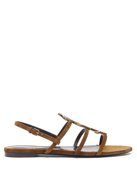 ysl suede sandals|YSL sandals men.